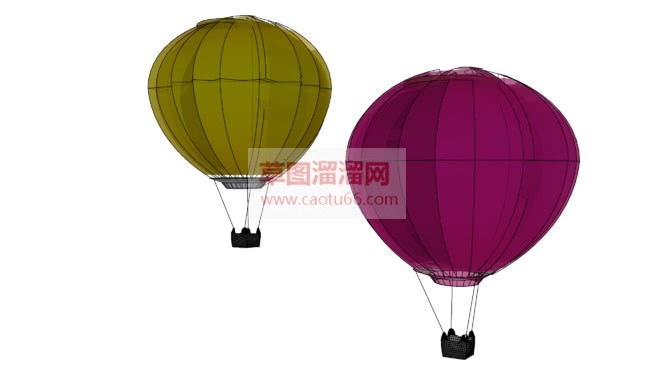 热气球SU模型