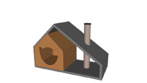 宠物屋猫屋SU模型