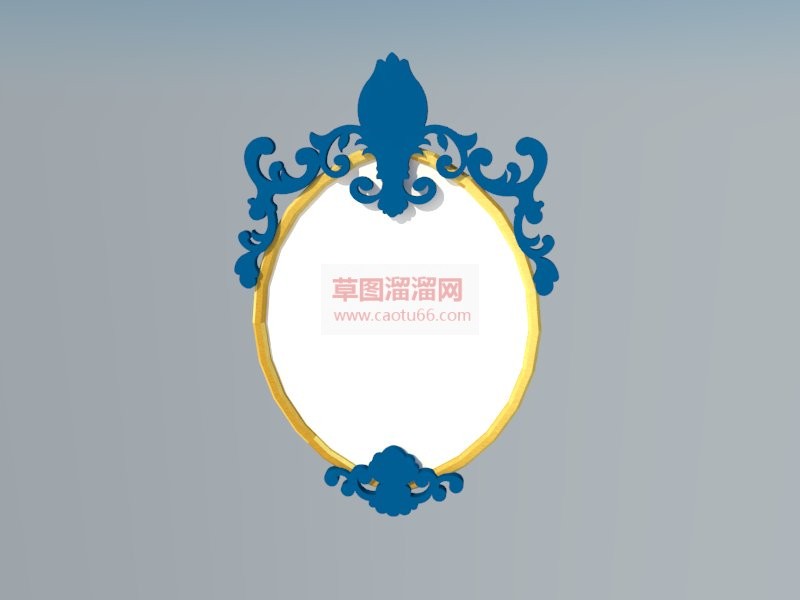 欧式地中海镜SU模型