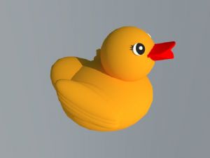小黄鸭玩具SU模型