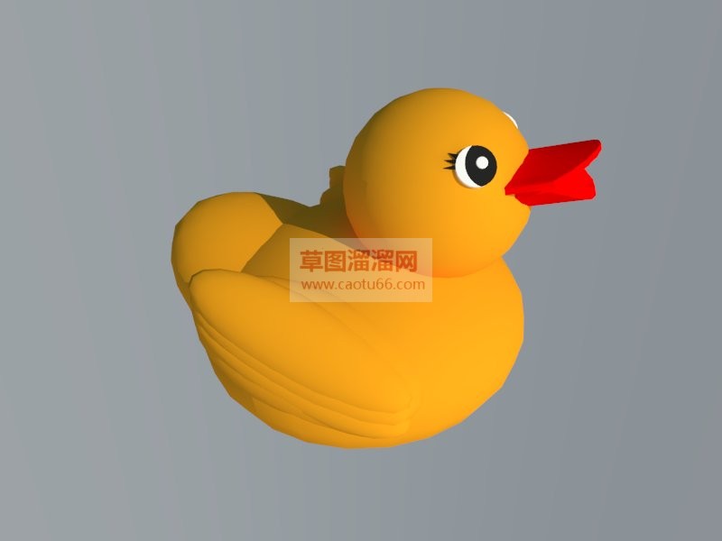 小黄鸭玩具SU模型
