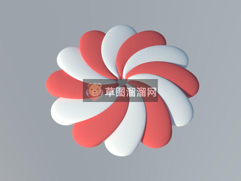 花瓣SU模型