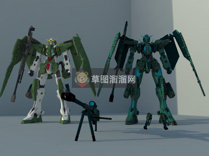 高达机器人SU模型