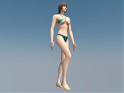 3D美女内衣SU模型