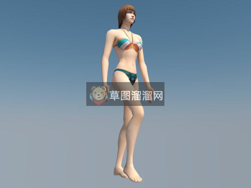 3D美女内衣SU模型