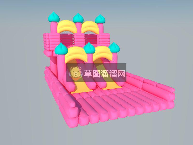 充气城堡SU模型