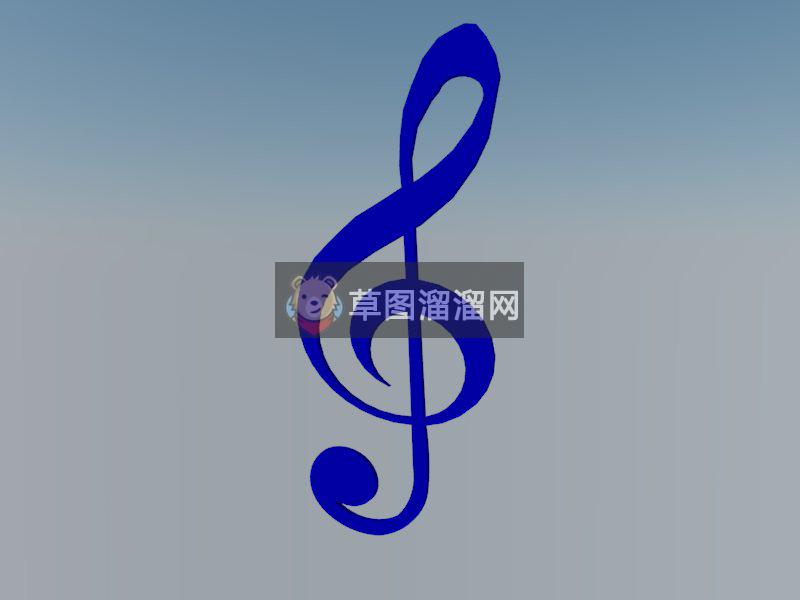 音符音乐SU模型