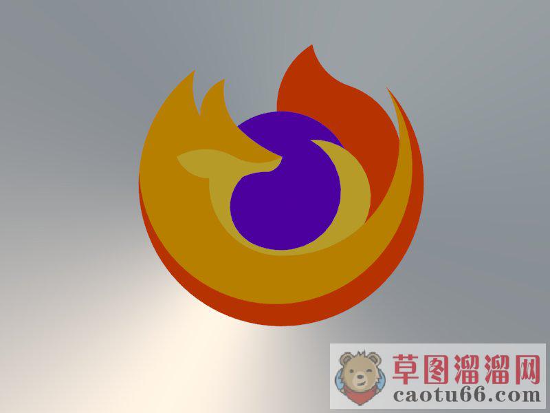 火狐Logo标志SU模型