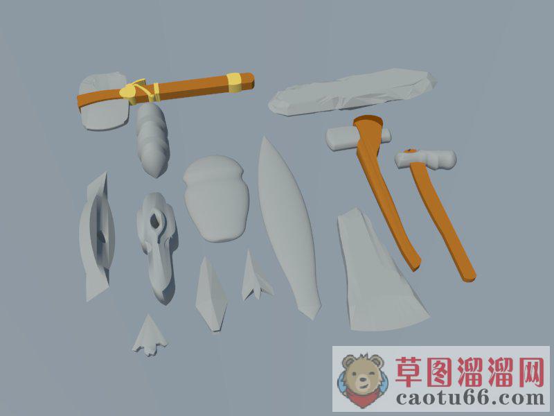 石器时代古代SU模型