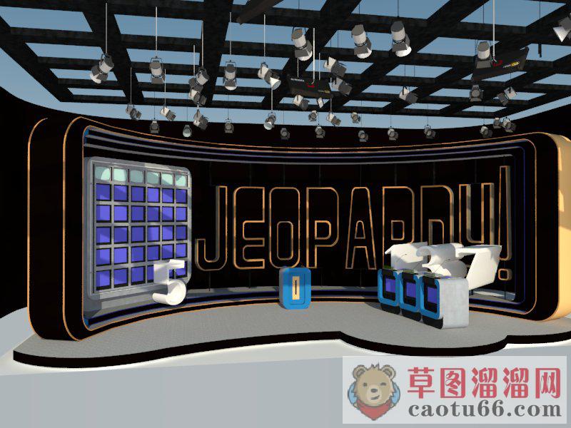 直播大厅SU模型