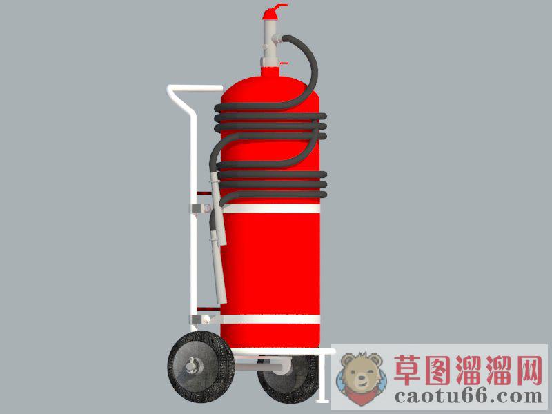 泡沫灭火器SU模型