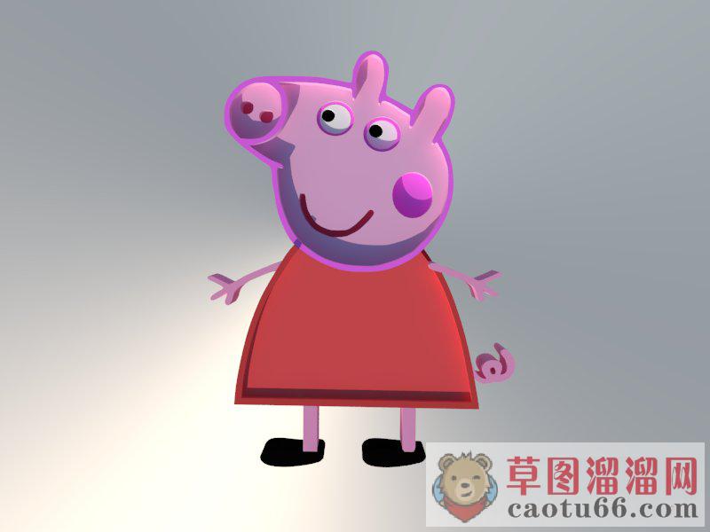 小猪佩奇SU模型