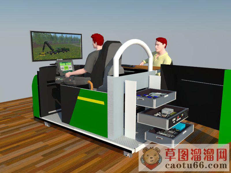 蓝翔挖掘机模拟器SU模型