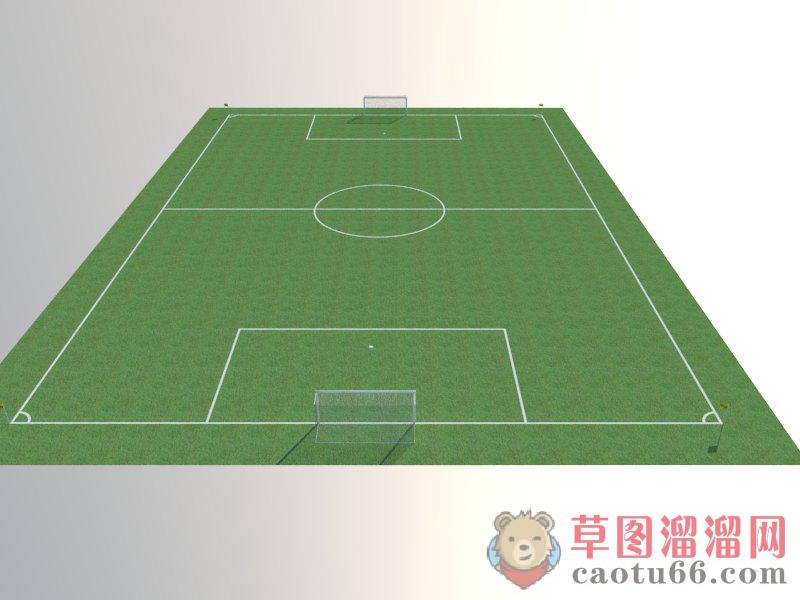 足球场SU模型