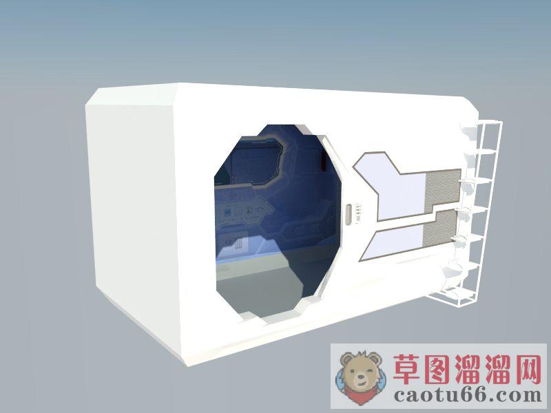 胶囊旅馆SU模型