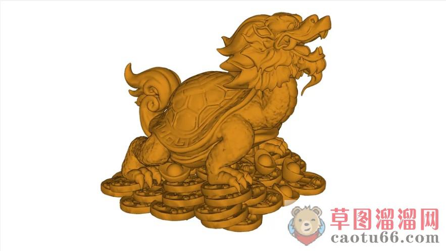 貔貅SU模型