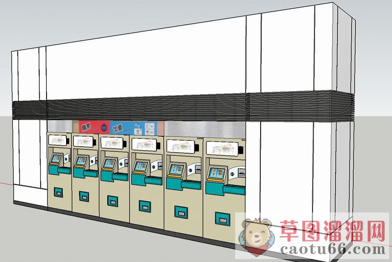 售票机SU模型