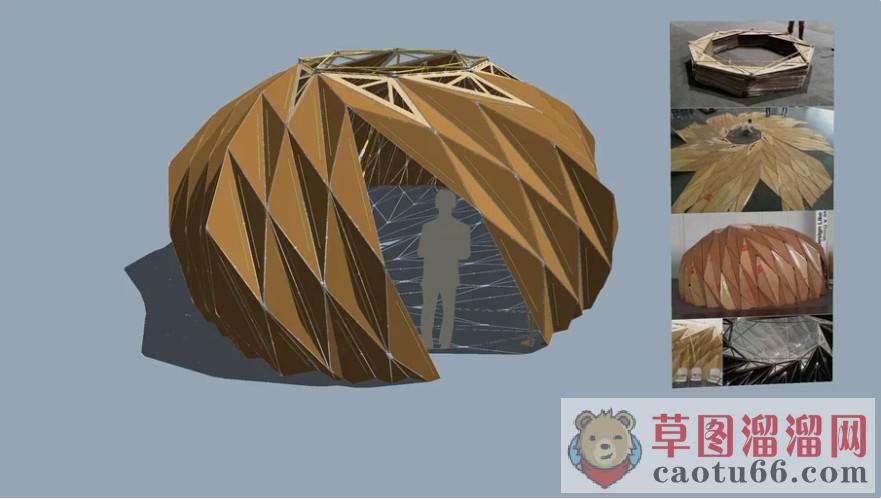 创意展位SU模型