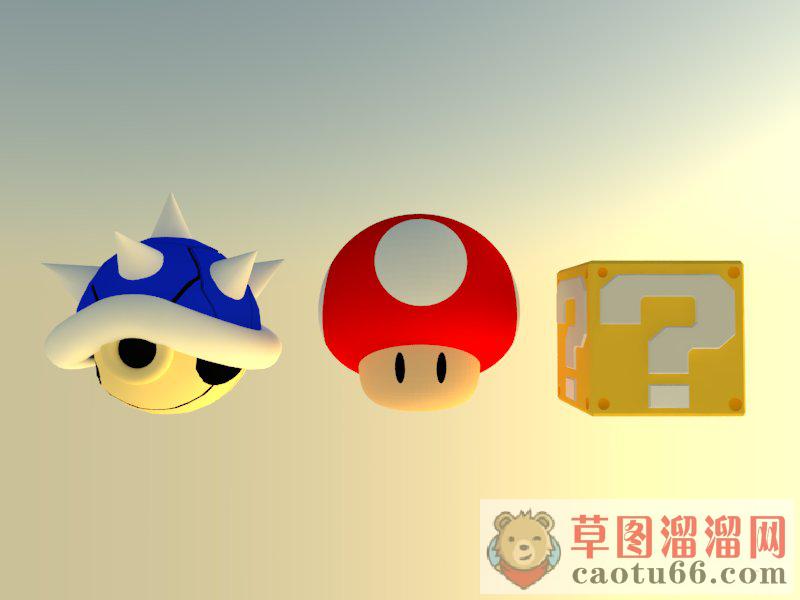 超级玛丽里SU模型