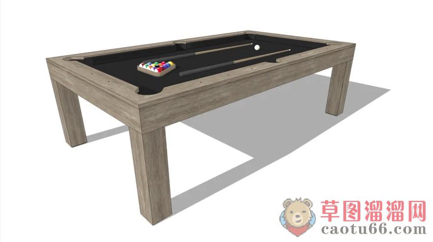 桌球台球桌SU模型
