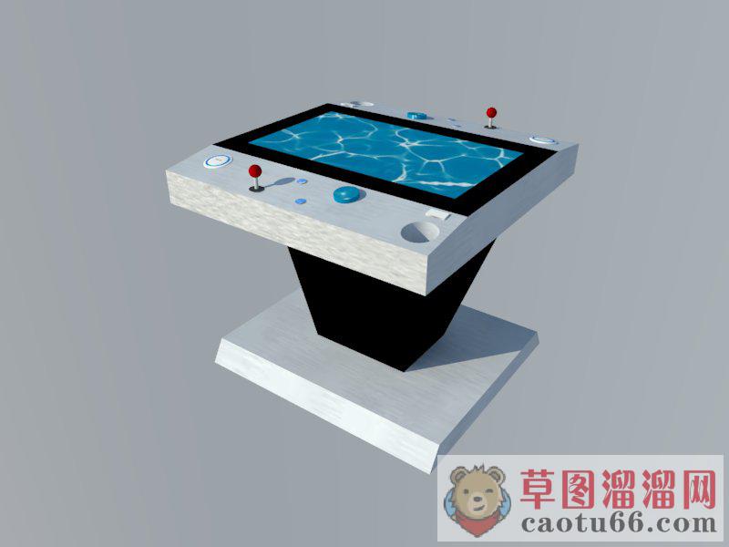 捕鱼游戏机SU模型