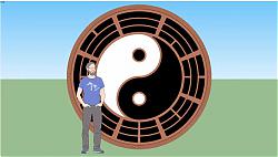 太极圈八卦SU模型