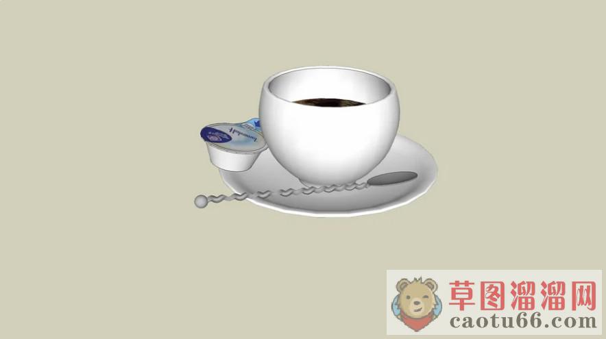 咖啡杯SU模型