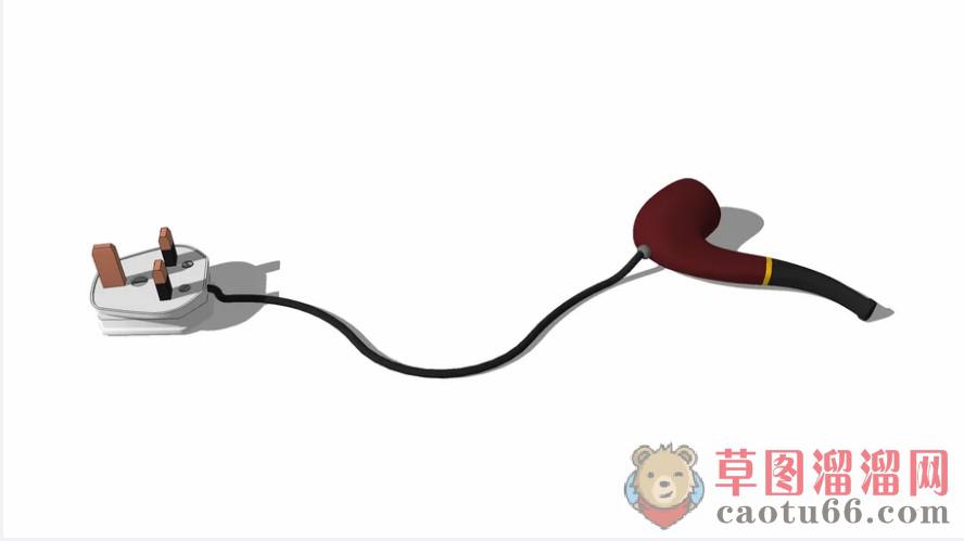 烟斗SU模型