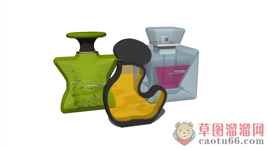 香水瓶子SU模型