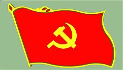 党旗SU模型