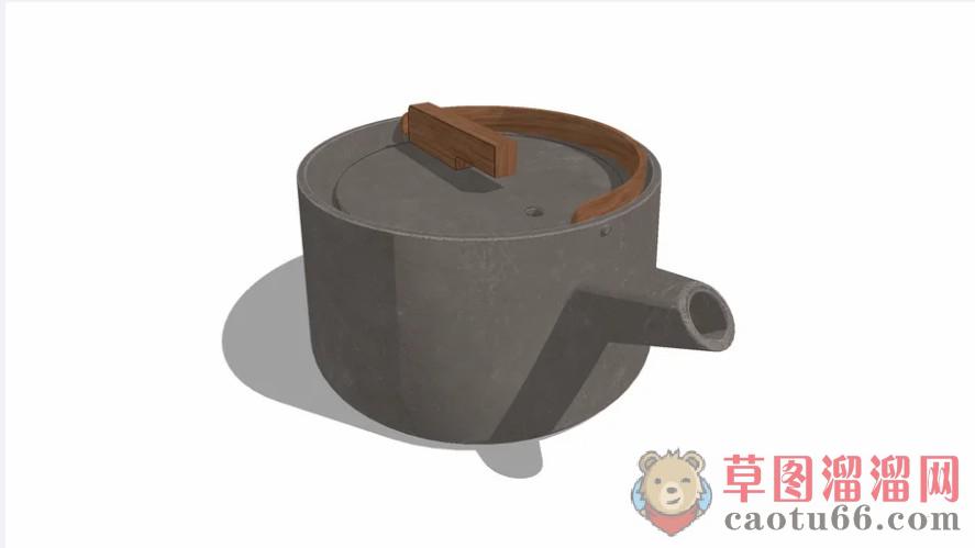 日本日式水壶SU模型