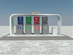 垃圾分类站SU模型