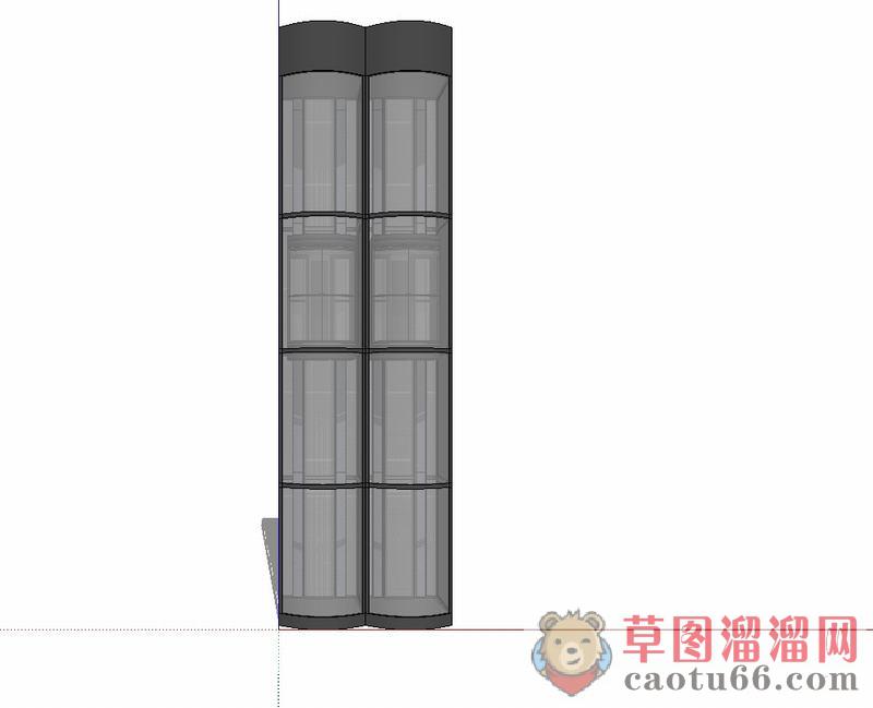 观光电梯SU模型