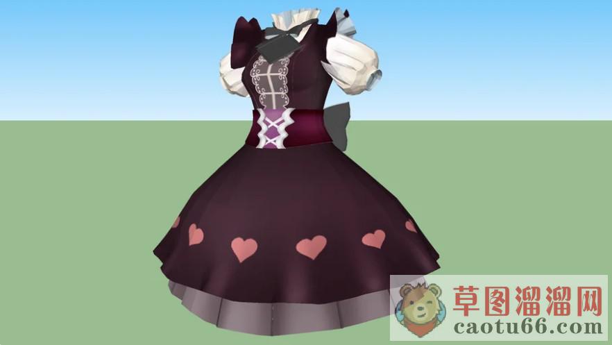 礼服连衣裙SU模型