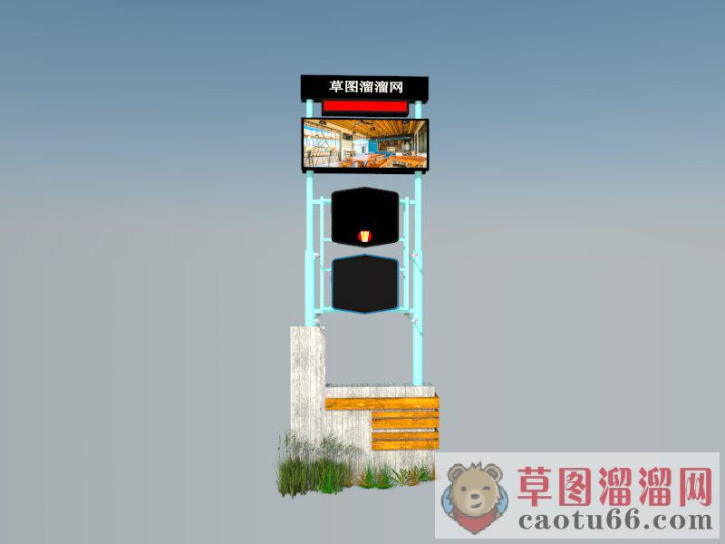 广告牌SU模型
