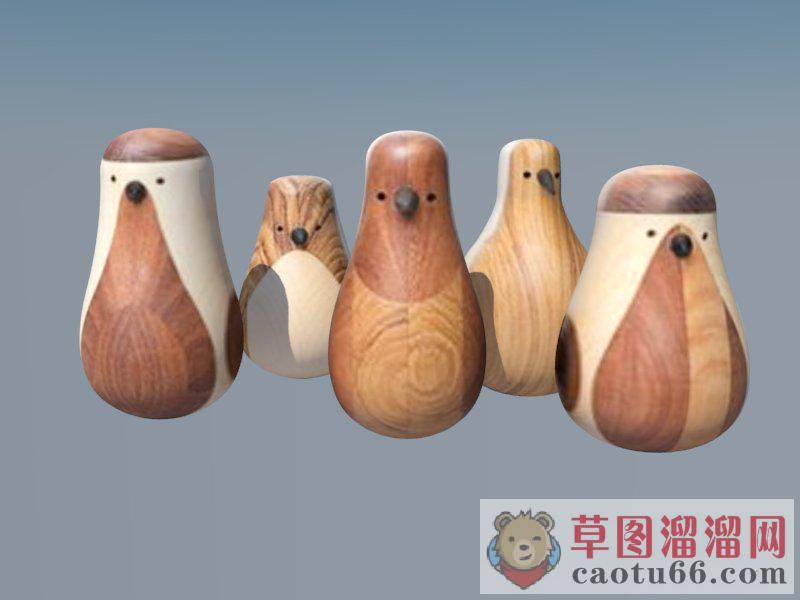不倒翁玩具SU模型