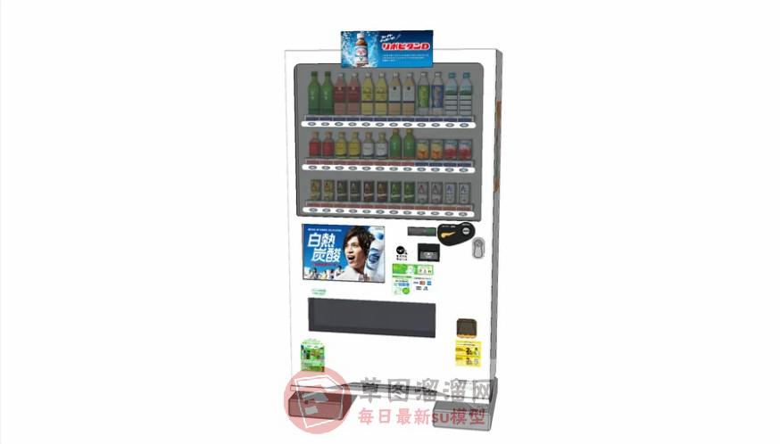 日本自动贩售机售卖机SU模型