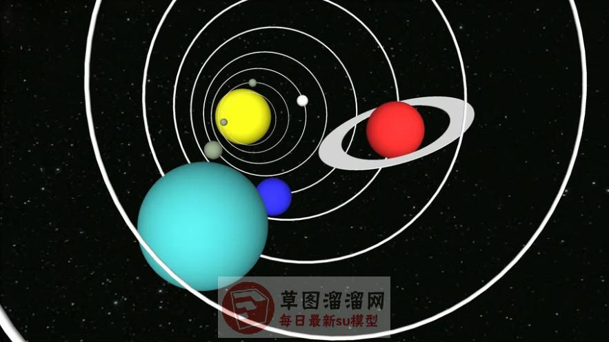宇宙小行星天体SU模型