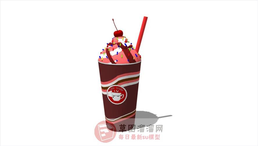 冰淇淋食品SU模型
