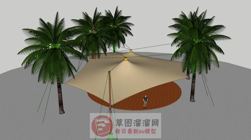 张拉膜SU模型