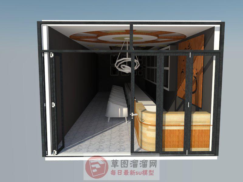 珠宝店店面SU模型