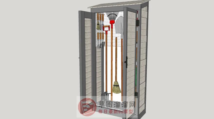 园丁工具房SU模型