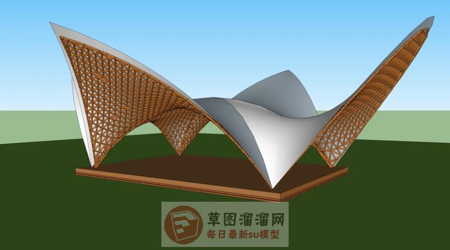 张拉膜SU模型