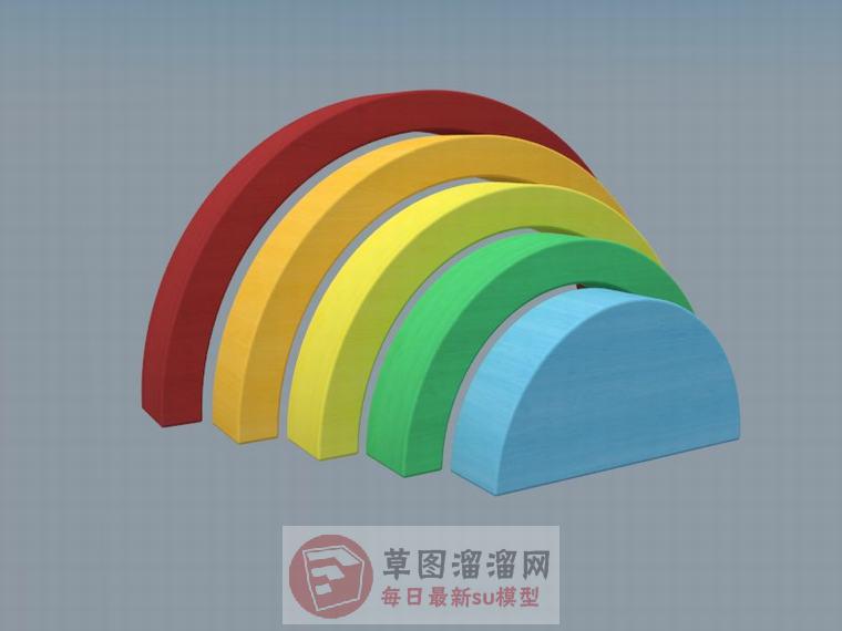 装饰彩虹SU模型