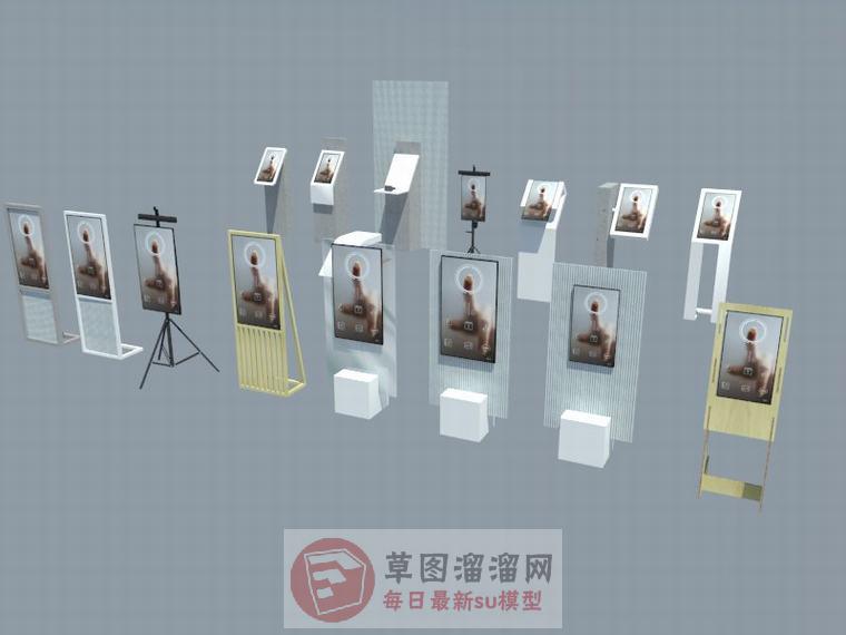 触摸屏终端机SU模型