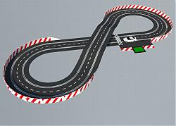 赛车跑道比赛车道SU模型 免费sketchup模型下载