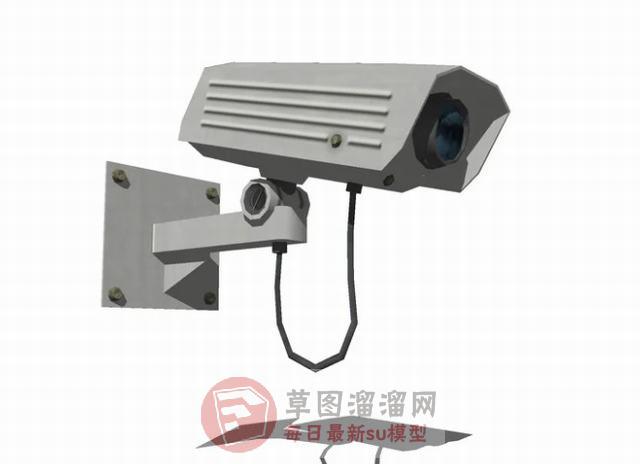 监控摄像头探头SU模型