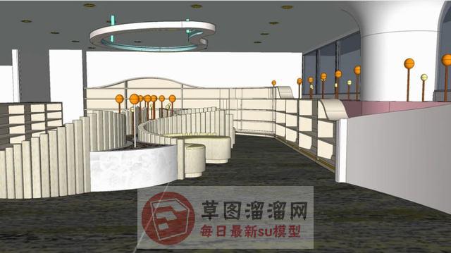 图书馆SU模型