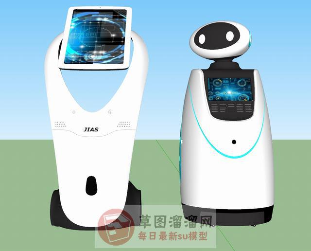智能触屏机器人SU模型