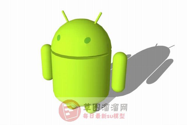 安卓机器人SU模型